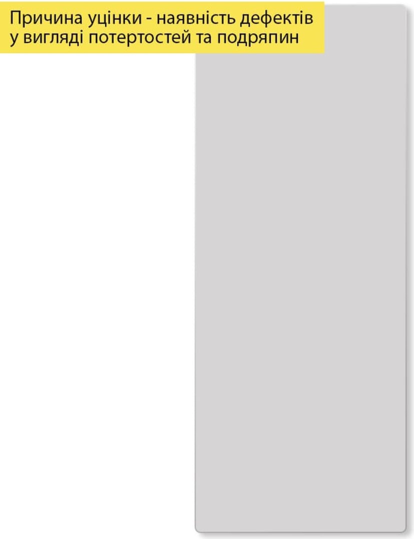 УЦІНКА Дзеркало акрилове самоклеюче (акрил) 400х1000х2мм Silver