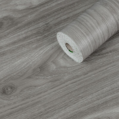 Самоклеюча вінілова плитка в рулоні 600х3000х2мм Попеляста (0004-8-матовий)